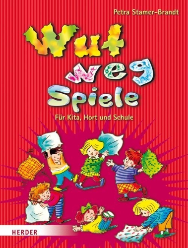 Buchcover und Innenansicht für das Buch: Wut-weg-Spiele