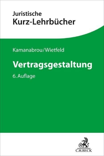 Buchcover und Innenansicht für das Buch: Vertragsgestaltung