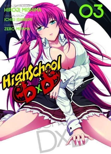 Buchcover und Innenansicht für das Buch: HighSchool DxD 03