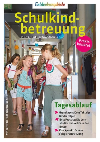 Buchcover und Innenansicht für das Buch: Entdeckungskiste: Tagesablauf
