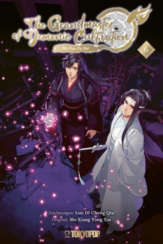 Buchcover und Innenansicht für das Buch: The Grandmaster of Demonic Cultivation - Mo Dao Zu Shi 06 (Manhua)