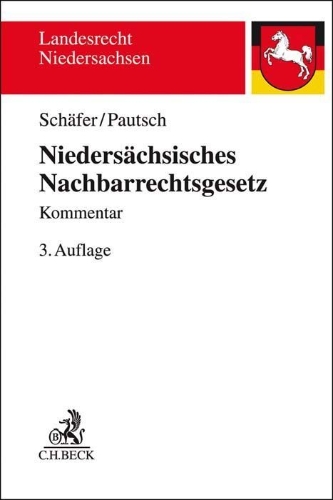 Buchcover und Innenansicht für das Buch: Niedersächsisches Nachbarrechtsgesetz