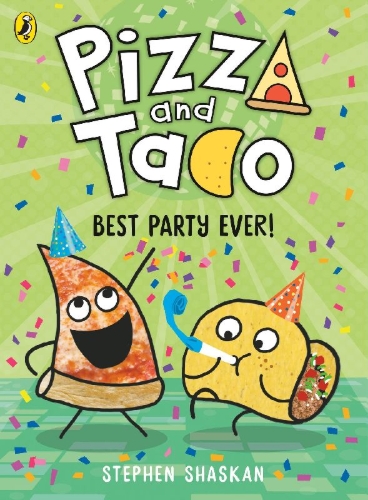 Buchcover und Innenansicht für das Buch: Pizza and Taco: Best Party Ever!
