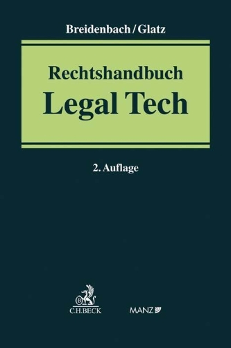 Buchcover und Innenansicht für das Buch: Rechtshandbuch Legal Tech
