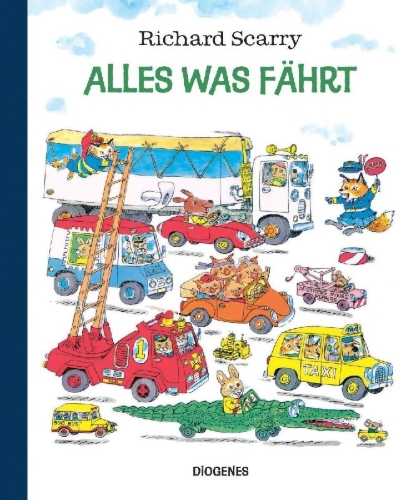 Buchcover und Innenansicht für das Buch: Richard Scarry's Cars and Trucks and Things That Go