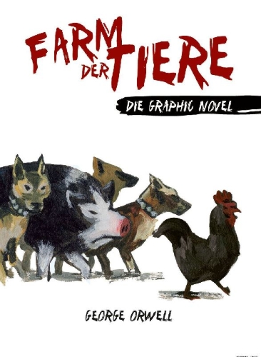 Buchcover und Innenansicht für das Buch: Farm der Tiere