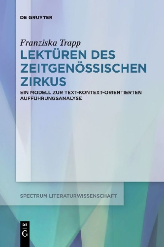 Buchcover und Innenansicht für das Buch: Lektüren des Zeitgenössischen Zirkus