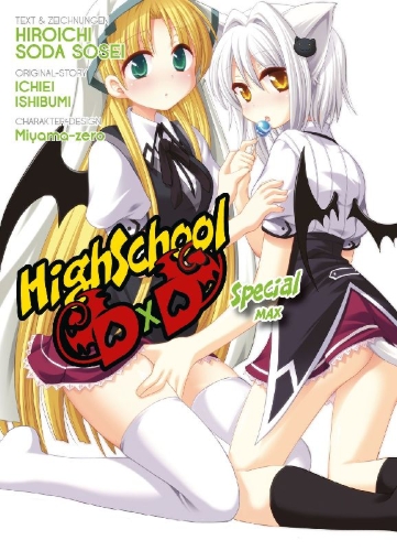 Buchcover und Innenansicht für das Buch: HighSchool DxD - Special Max-Edition
