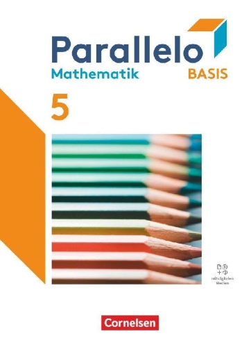 Buchcover und Innenansicht für das Buch: Parallelo Basis 5. Schuljahr. Schülerbuch