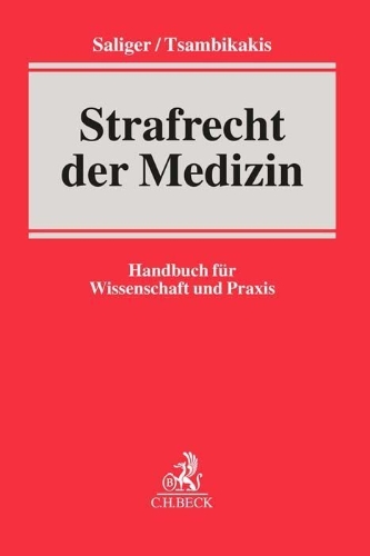 Buchcover und Innenansicht für das Buch: Strafrecht der Medizin