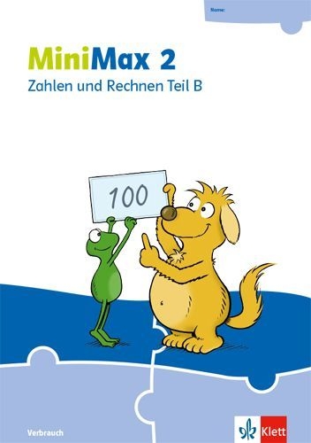 Buchcover und Innenansicht für das Buch: MiniMax 2. Themenheft Zahlen und Rechnen B - Verbrauchsmaterial Klasse 2