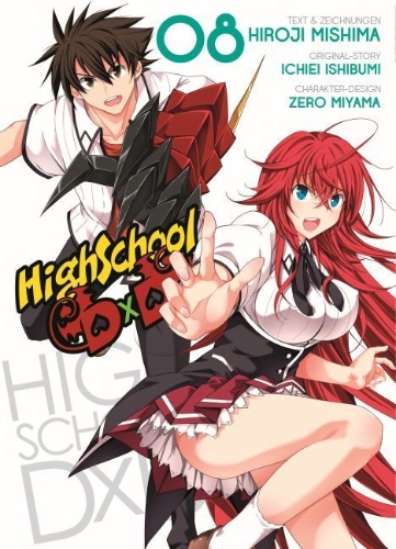 Buchcover und Innenansicht für das Buch: HighSchool DxD 08