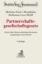 Buchcover und Innenansicht für das Buch: Partnerschaftsgesellschaftsgesetz. PartGG