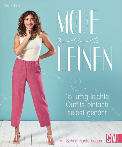 Buchcover und Innenansicht für das Buch: Mode aus Leinen