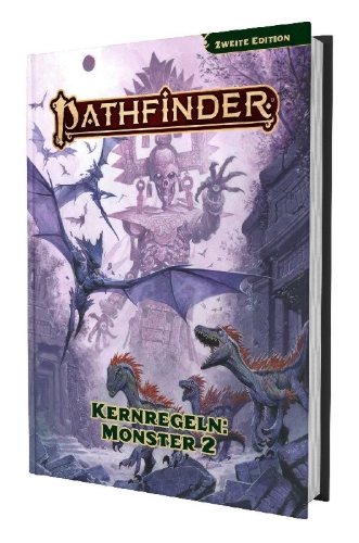 Buchcover und Innenansicht für das Buch: Pathfinder 2 - Kernregeln Monster 2