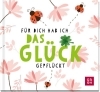 Buchcover und Innenansicht für das Buch: Für dich hab ich das Glück gepflückt