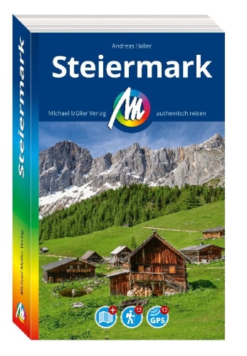Buchcover und Innenansicht für das Buch: MICHAEL MÜLLER Reiseführer Steiermark