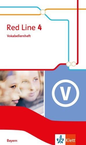 Buchcover und Innenansicht für das Buch: Red Line 4. Ausgabe Bayern. Vokabellernheft Klasse 8