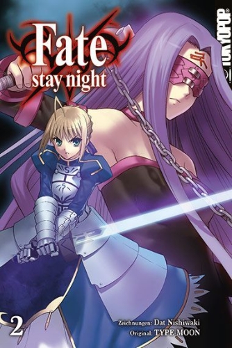 Buchcover und Innenansicht für das Buch: FATE/Stay Night 02