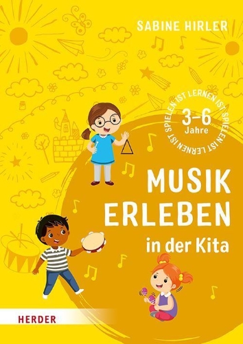Buchcover und Innenansicht für das Buch: Musik erleben in der Kita