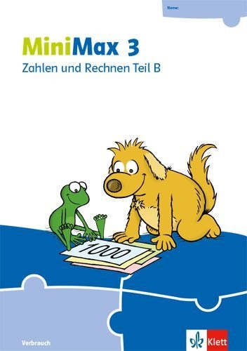 Buchcover und Innenansicht für das Buch: MiniMax 3. Zahlen und Rechnen B - Verbrauchsmaterial