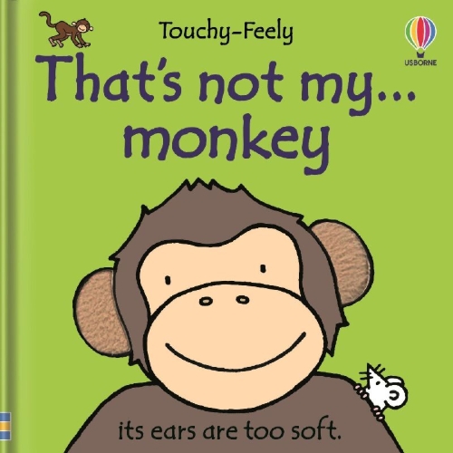 Buchcover und Innenansicht für das Buch: That's Not My Monkey...
