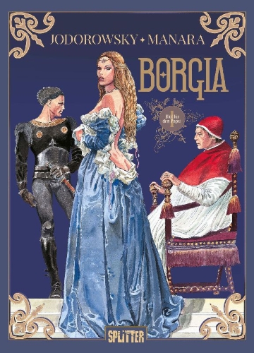 Buchcover und Innenansicht für das Buch: Borgia 1