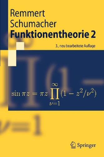 Buchcover und Innenansicht für das Buch: Funktionentheorie 2