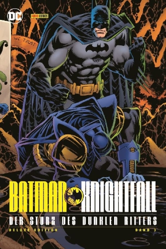 Buchcover und Innenansicht für das Buch: Batman 509-510, 512-515; Batman: Shadow of the Bat 29-30, 32-35; Detective Comics 676-677, 679-682; Batman: Legends of the Dark Knight 62-63, Robin 8-9, 11-14; Catwoman 12-13, Showcase '94 10, Nightwing: Alfred's Return 1, Batman: Vengeance Of Bane II