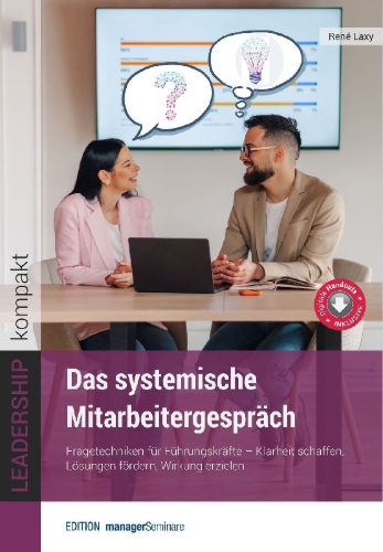 Buchcover und Innenansicht für das Buch: Das systemische Mitarbeitergespräch