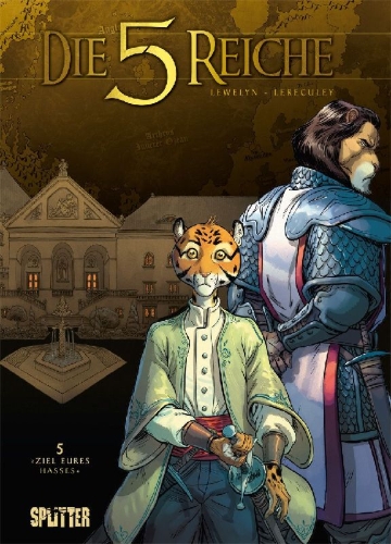 Buchcover und Innenansicht für das Buch: Die 5 Reiche. Band 5