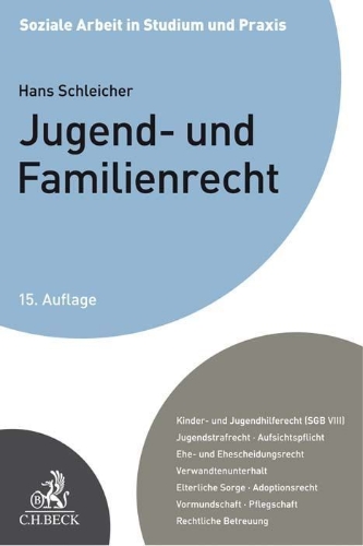 Buchcover und Innenansicht für das Buch: Jugend- und Familienrecht