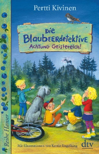 Buchcover und Innenansicht für das Buch: Die Blaubeerdetektive (2), Achtung Geisterelch!