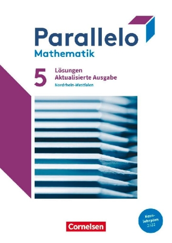 Buchcover und Innenansicht für das Buch: Parallelo 5. Schuljahr. Nordrhein-Westfalen - Lösungen zum Schülerbuch