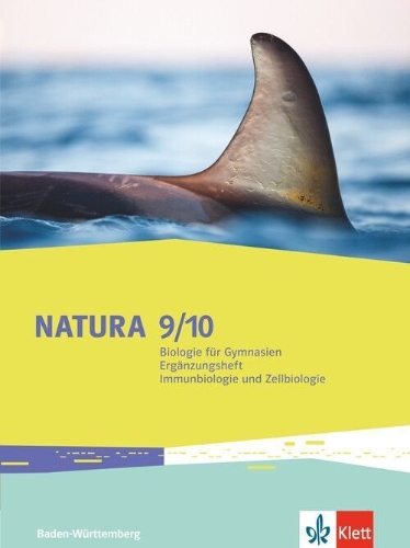 Buchcover und Innenansicht für das Buch: Natura Biologie 7-10. Ergänzungsheft Zelle und Immunbiologie Klassen 7-10. Ausgabe Baden-Württemberg