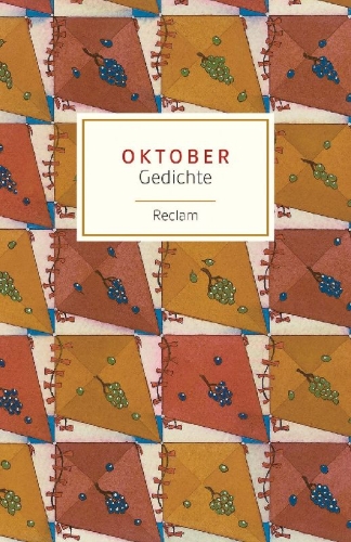 Buchcover und Innenansicht für das Buch: Oktober - Gedichte