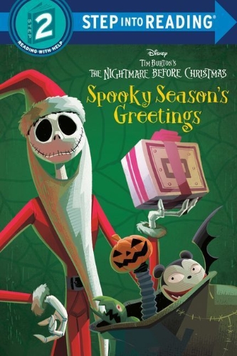 Buchcover und Innenansicht für das Buch: Spooky Season's Greetings (Disney Tim Burton's the Nightmare Before Christmas)