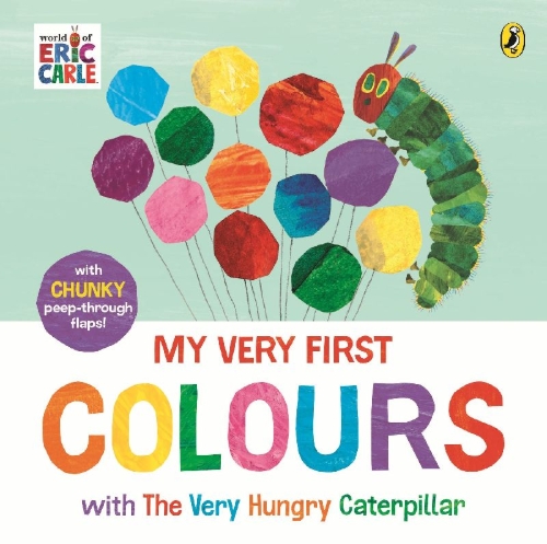 Buchcover und Innenansicht für das Buch: My Very First Colours with The Very Hungry Caterpillar