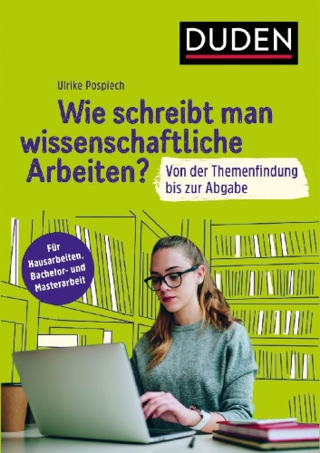 Buchcover und Innenansicht für das Buch: Wie schreibt man wissenschaftliche Arbeiten?