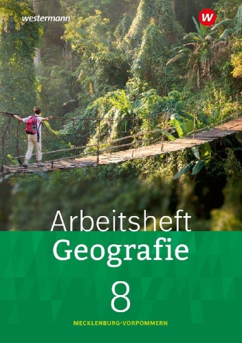 Buchcover und Innenansicht für das Buch: Geographie 8. Arbeitsheft. Mecklenburg-Vorpommern 2023