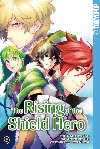 Buchcover und Innenansicht für das Buch: The Rising of the Shield Hero 09