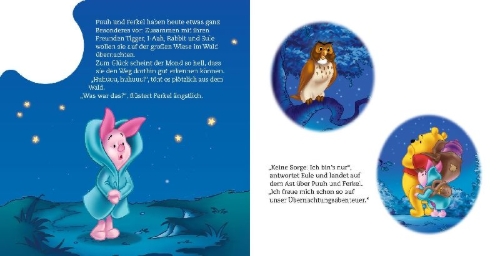 Buchcover und Innenansicht für das Buch: Disney Winnie Puuh: Gute Nacht, Winnie Puuh!
