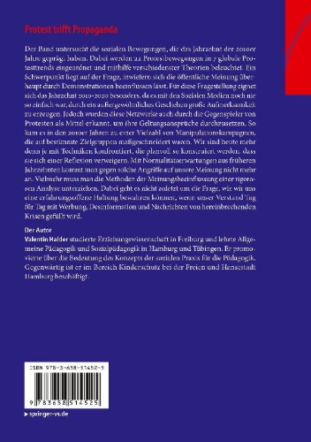 Buchcover und Innenansicht für das Buch: Protest trifft Propaganda