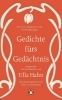 Buchcover und Innenansicht für das Buch: Gedichte fürs Gedächtnis