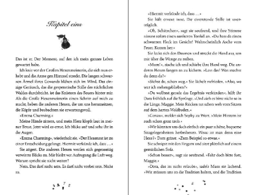 Buchcover und Innenansicht für das Buch: Morgan Charmley: Teen Witch