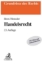 Buchcover und Innenansicht für das Buch: Handelsrecht