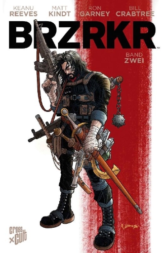 Buchcover und Innenansicht für das Buch: BRZRKR 2