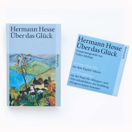 Buchcover und Innenansicht für das Buch: Über das Glück