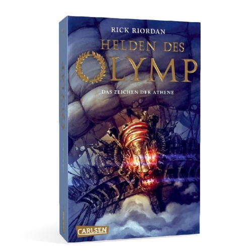 Buchcover und Innenansicht für das Buch: Helden des Olymp 03: Das Zeichen der Athene