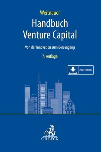 Buchcover und Innenansicht für das Buch: Handbuch Venture Capital